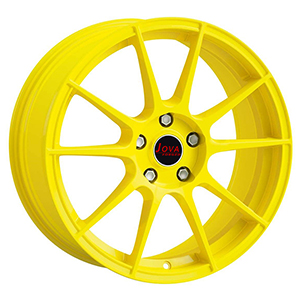 yellow forged rims