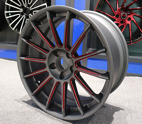 multi spoke wheels grey