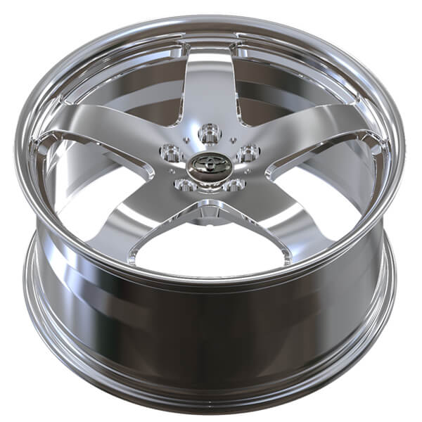 toyota polished wheels