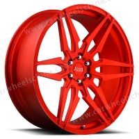 red forged wheels