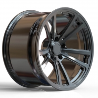 black chrome wheels