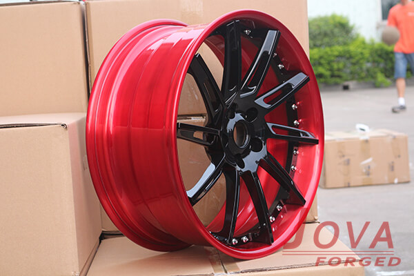 red and black rims