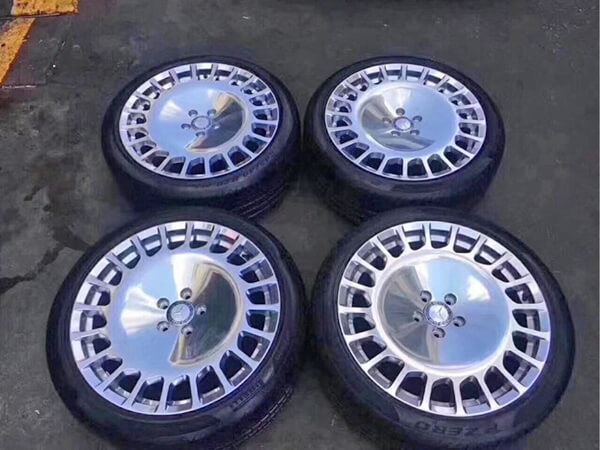 custom polished aluminum wheels