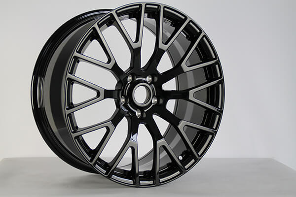 gloss black mustang forged wheels