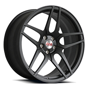 matte black automotive rims