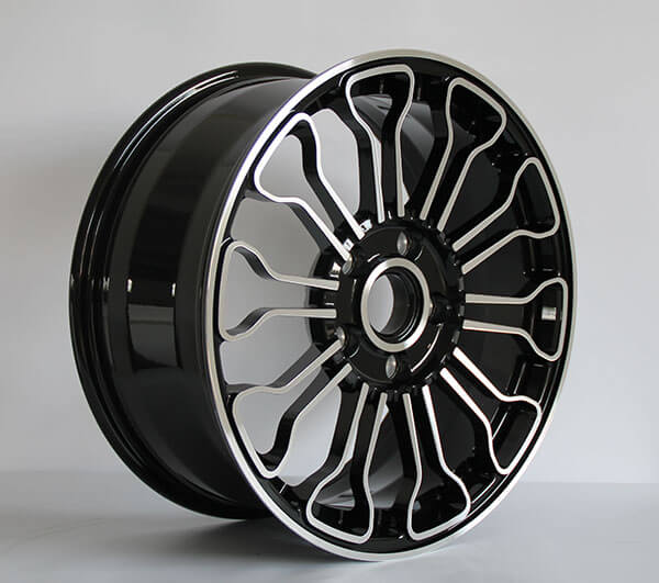 black car wheels and rims