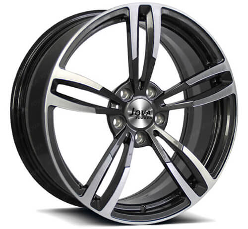 double 5 spoke machined rims