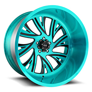 22x10 off road rims green