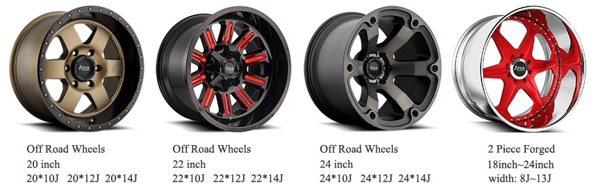 wholesale off road wheels black