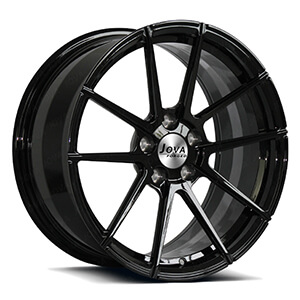 black forged car rims