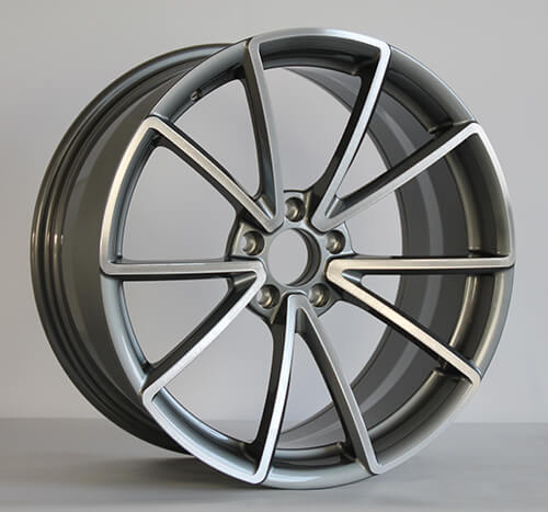 2 piece brushed rims