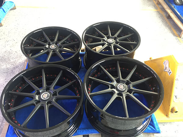 two piece forged wheels