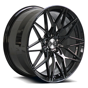 black forged wheels