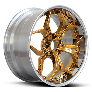 ferrari gold wheels