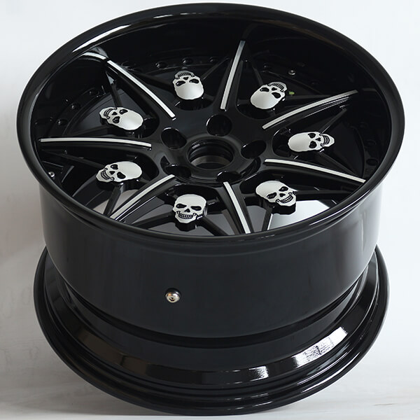 custom skull rims