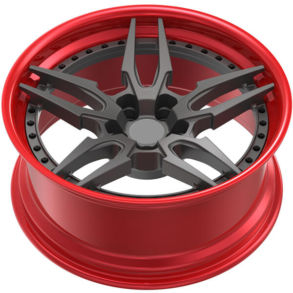 red and black rims 