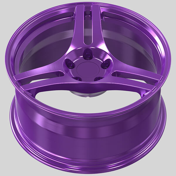Custom purple rims