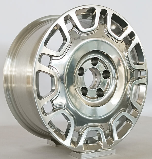 17 polished aluminum wheels