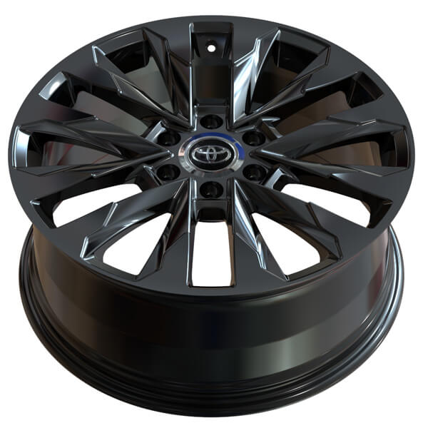 landcruiser black rims