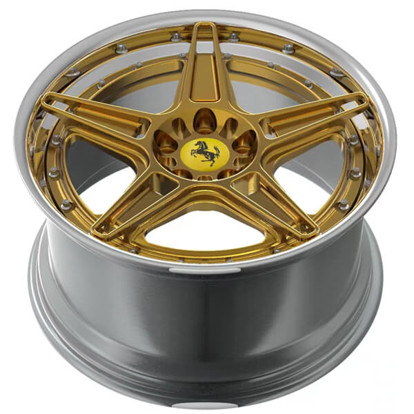 ferrari 458 gold wheels