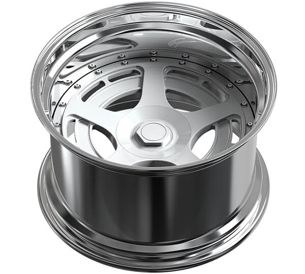 thumbnail image 2 of JDM Mini 5 Deep Dish Spoke Rim Wheel Style Keychain – Silver Metal Key Fob 2 of 6