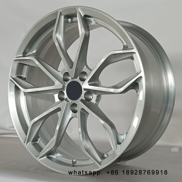 silver brushed wheels