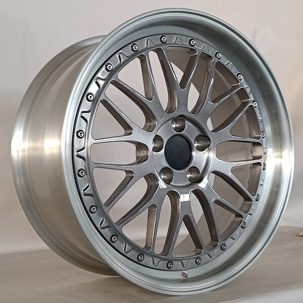 Toyota alphard rims multi-piece grey brushed wheels Toyota alphard rims multi-piece grey brushed wheels
