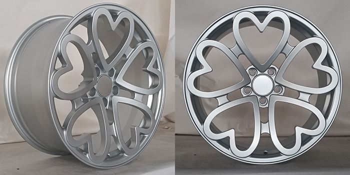 custom heart rims