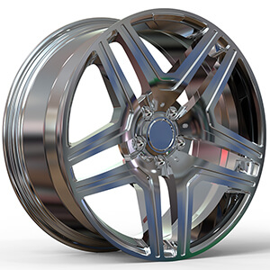 chrome mercedes wheels