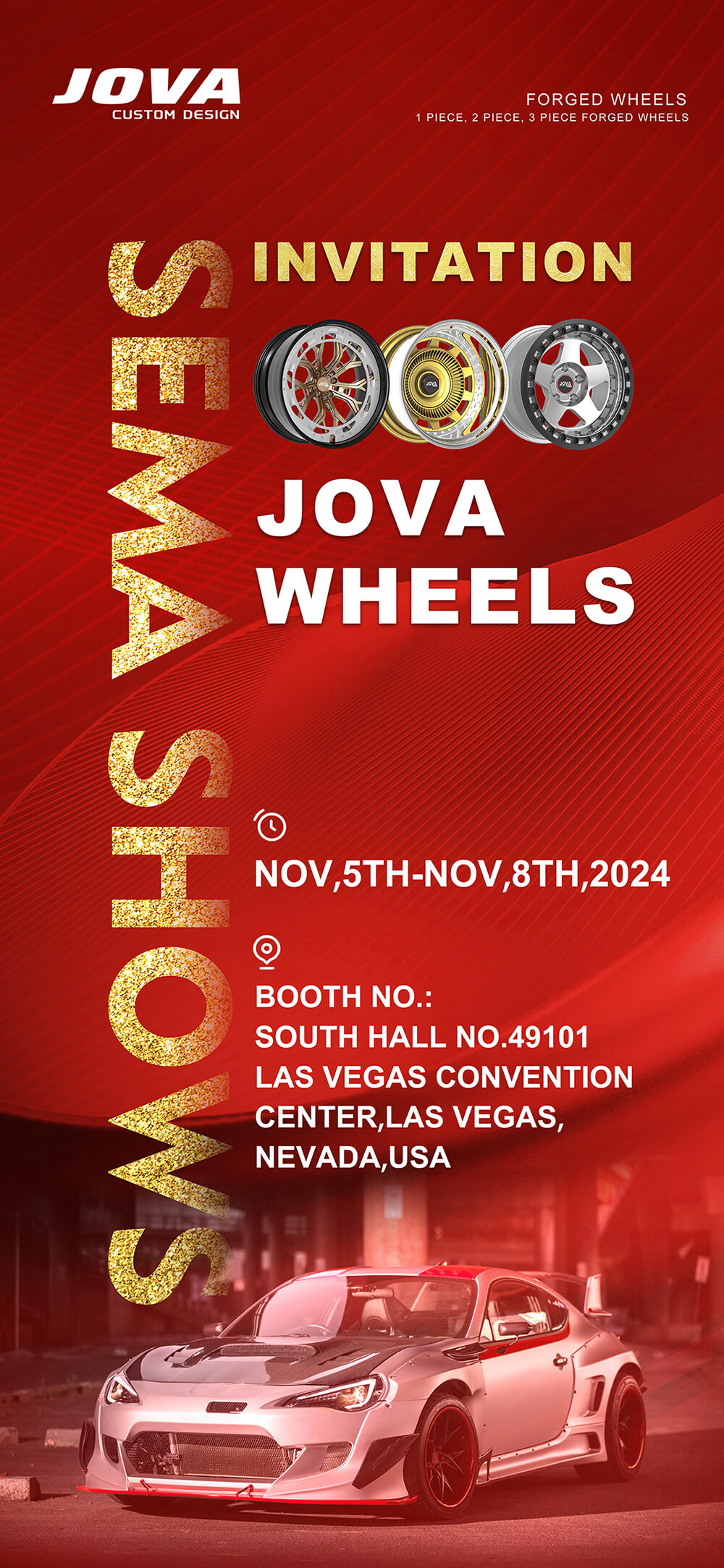 2024 sema show JOVA WHEELS factory