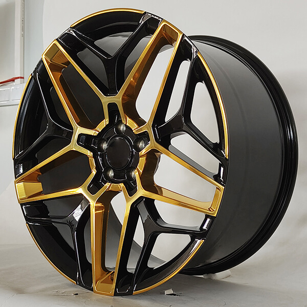 black and gold rims