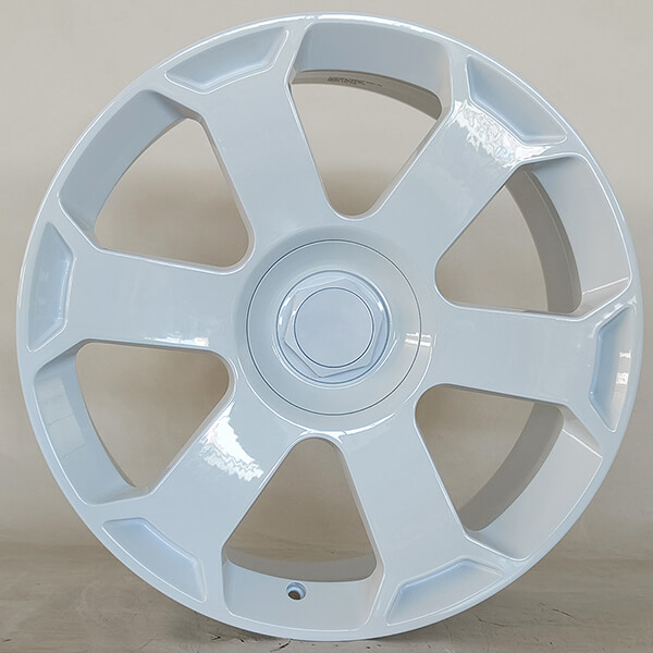 6 spoke white rims