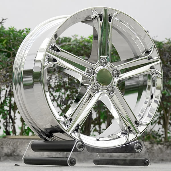 5 spoke chrome wheels
