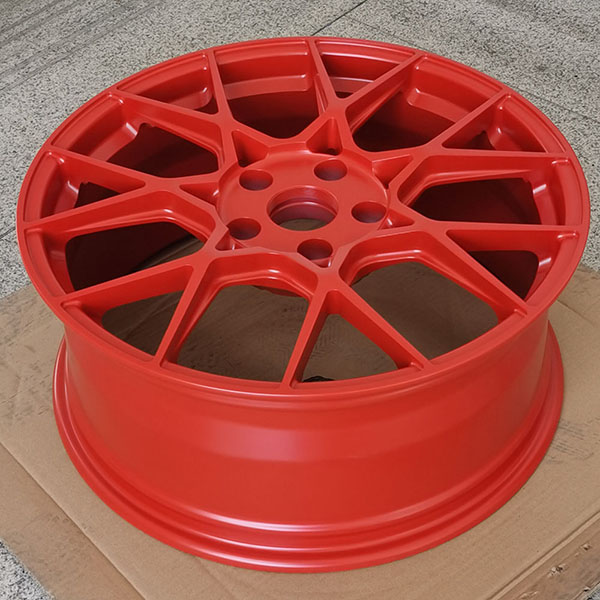 Ferrari Red color wheels