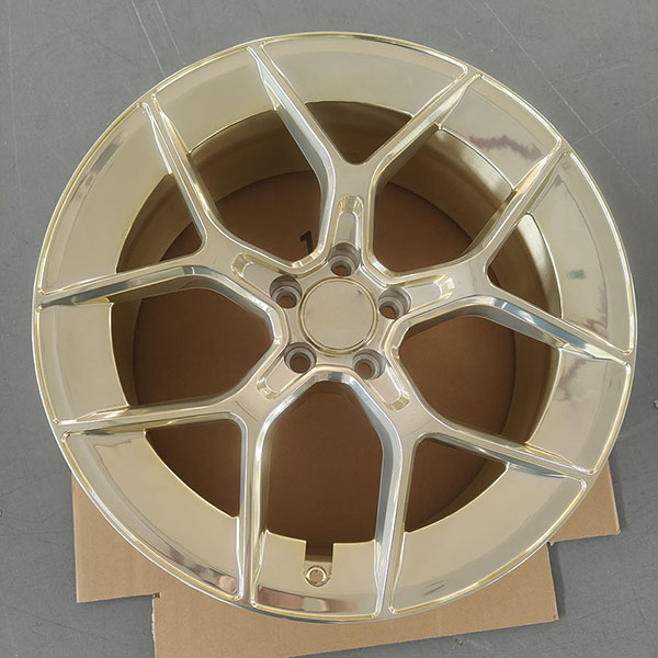 Mustang frozen gold wheels