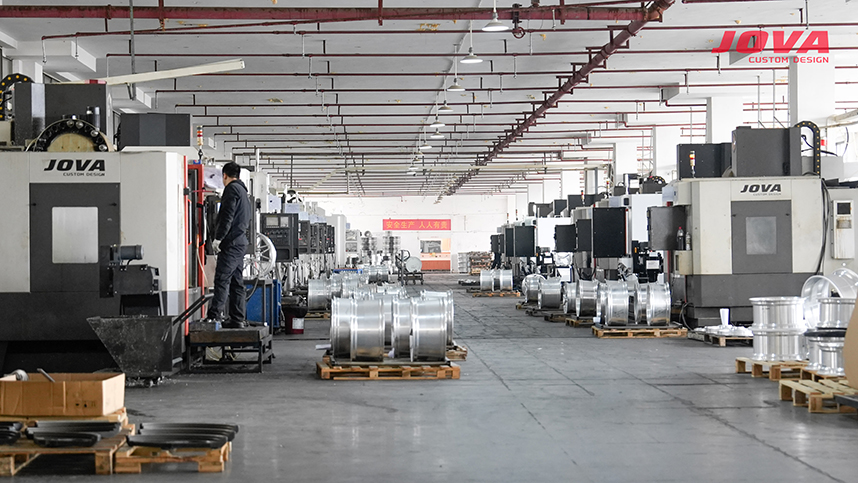 JOVA WHEELS factory cnc workshop