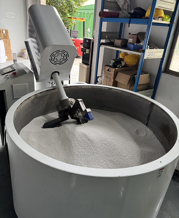 single-axis wheel polishing machine