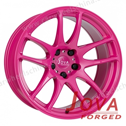 Red sport rims forged wheels alloy wheels