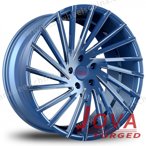 light blue forged alloy wheels 17 inch