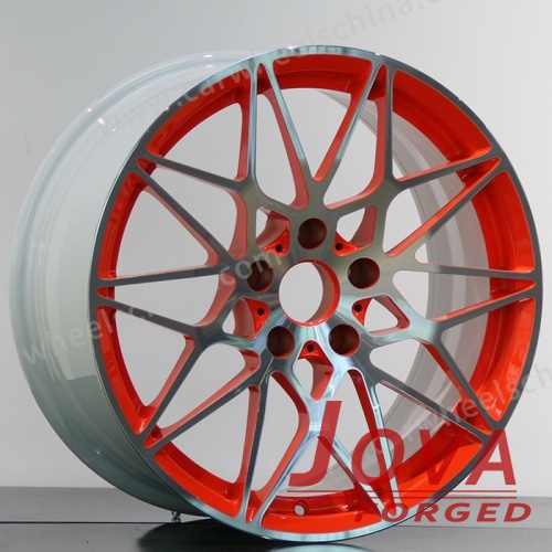 White rims with red trim machined lip 19 inch