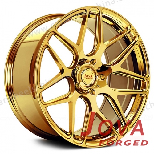 All gold 20 inch rims forged fine spoke