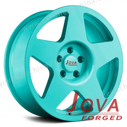 All teal blue rims forged wheels 15 to 24 inch