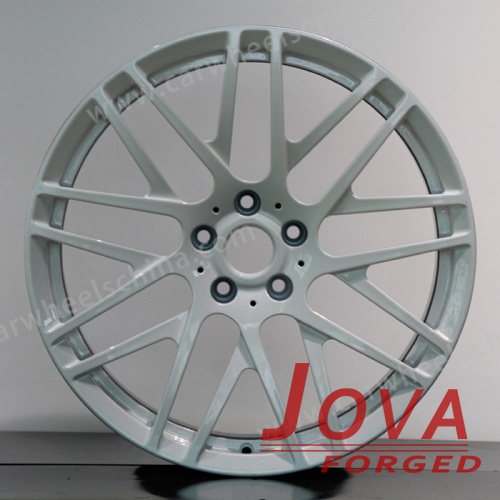 White and black rims forged wheels 17 Inch