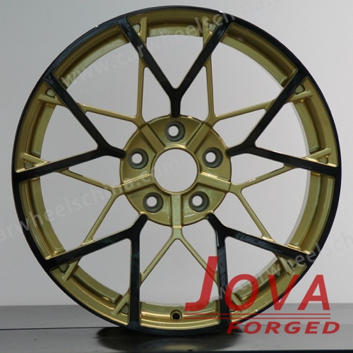 Gold and black rims custom made 15 to 24 inch