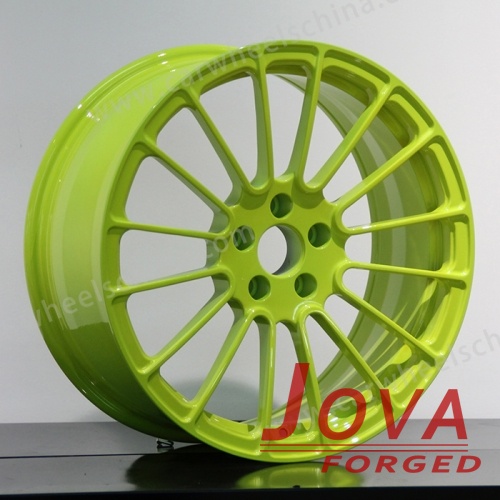 Off road forged wheels light green rims 19 inch