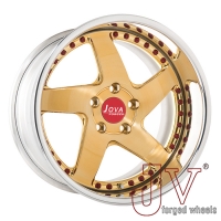 silver yellow forged rims sport rim two piece suppliers,silver yellow ...