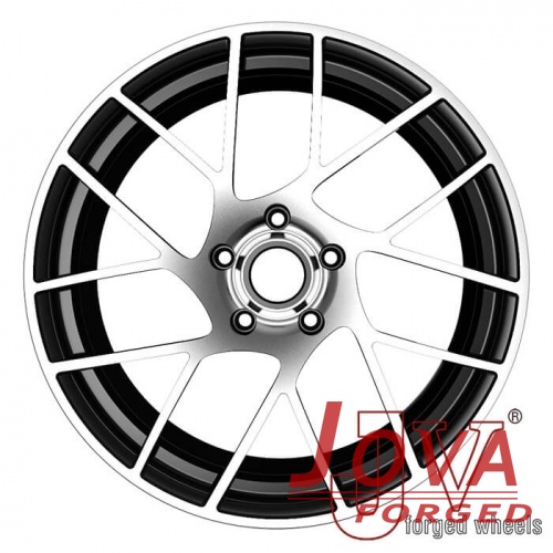 custom made 5x120 oem car lightweight wheels black and chrome rims
