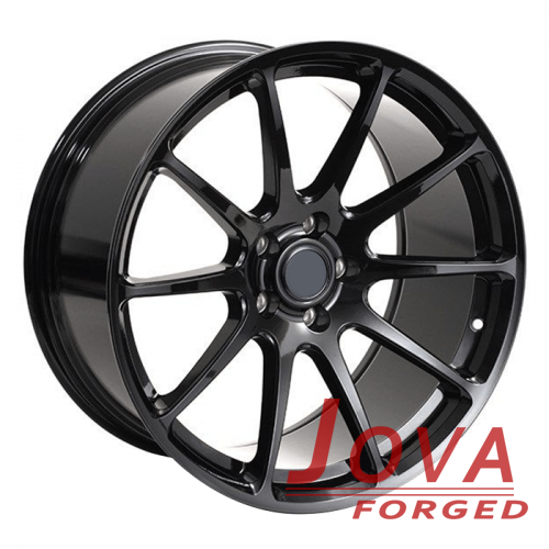 Deep concave wheels for Audi gloss black rims
