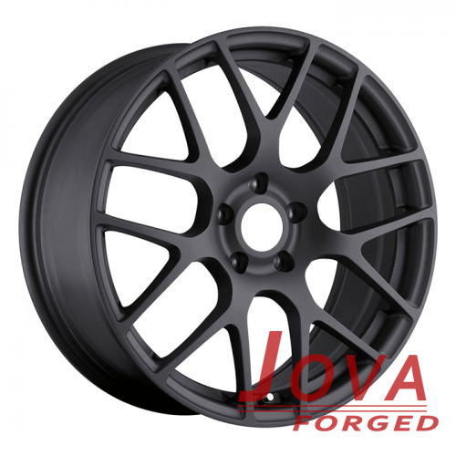 Custom matte black audi rims for aftermarket wheels