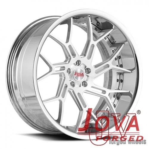Gloss silver porsche wheels 2-piece 18 inch